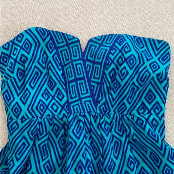 Alice and Trixie Silk Strapless Dress - Picture 7 of 9